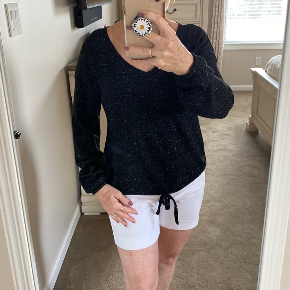 Lauren Conrad Drawstring Hem Top